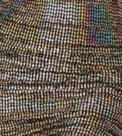 Closeup of gold pattern