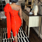 Manhattan-BANDAGE DRESS W/SHOULDER BOW