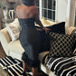 Miami - FEATHER HEM TUBE MIDI DRESS