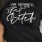 Hollywood- BLACK GRAPHIC TEE