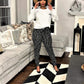 Compton-  STRIPE PRINT JOGGERS