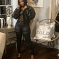Yonkers-VEGAN LEATHER BOMBER JACKET